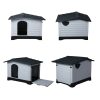 Dog Kennel Outdoor Indoor Pet Plastic Garden Large House Weatherproof Outside – 68.9 x 91.4 x 66 cm