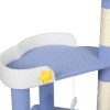 Cat Tree Kitten Furniture Condo Post Scratching Multi-Level Tower 110cm