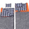 -10Â°C Double Indoor Outdoor Adult Camping Hiking Envelope Sleeping Bag