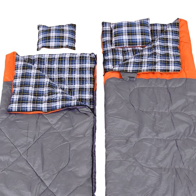 -10Â°C Double Indoor Outdoor Adult Camping Hiking Envelope Sleeping Bag