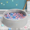 Kids Ocean Balls Pit Baby Play Plastic Toy Soft Child Playpen 400 Macaron