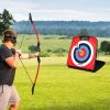 Soft Archery Set  Kids Adult Bow and Arrow Shooting Target Arrows Outdoor Game