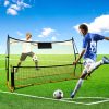 Soccer Rebounder Net Portable Volley Training Outdoor Football Pass Goal