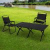 Folding Camping Table Chair Set Portable Picnic Outdoor Foldable Chairs