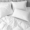 Pillows Bed 4 Pack Home Hotel Soft Family Cotton Cover Standard Size Firm