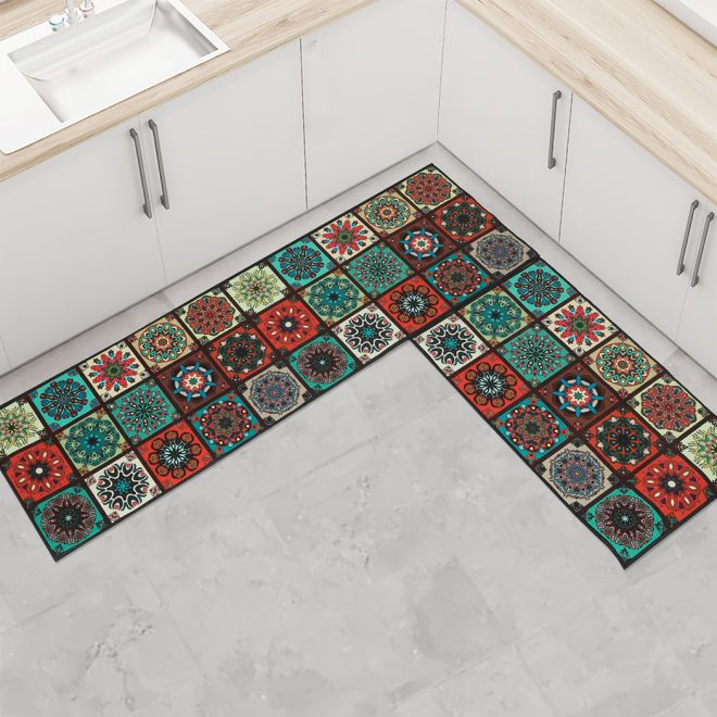 2x Kitchen Mat Floor Rugs Area Carpet Non-Slip Door Mat 45x120cm /45x75cm