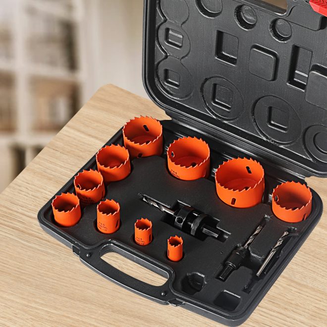 Hole Saw Set Metal Wood Cutting High Speed Wood PVC Plastic 16PCS