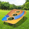 Kids Bean Bag Toss Game Set Children Wooden Outdoor Toys Theme Party