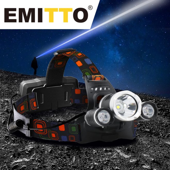 LED Outdoor Headlamp Head Light Head Torch Flashlight Camping Lamp