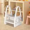 Kids Step Stool Double Toddler Ladder Tower Standing Chair Foot Toilet