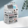 Cosmetic 8 Drawer Makeup Organizer Storage Jewellery Holder Box Acrylic Display