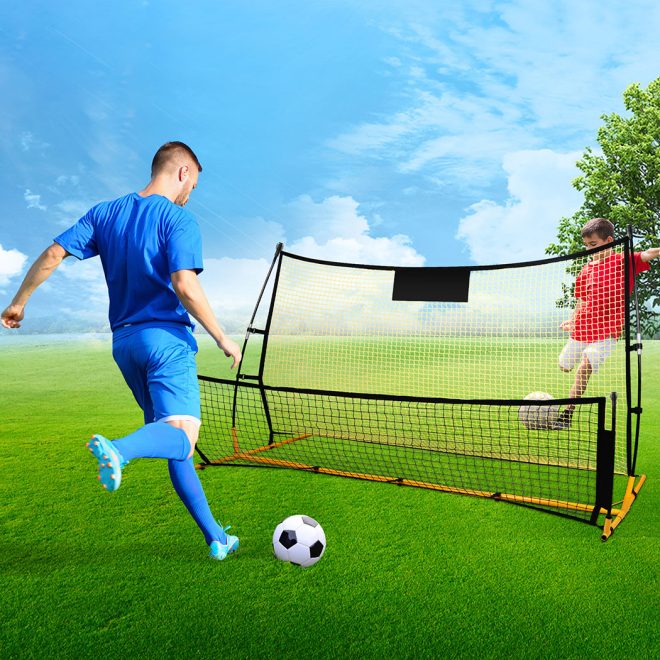 Soccer Rebounder Net Portable Volley Training Outdoor Football Pass Goal