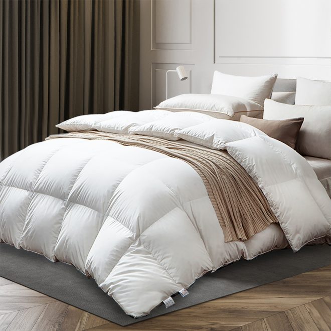 500GSM All Season Goose Down Feather Filling Duvet in Queen Size