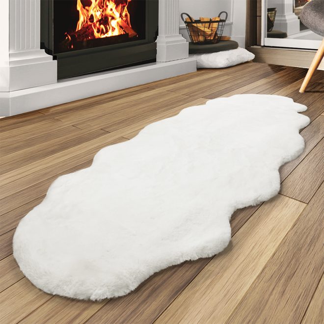 Floor Rug Area Rugs Cloud Fluffy Mat  Shaggy Carpet 20mm Pile 60X160cm