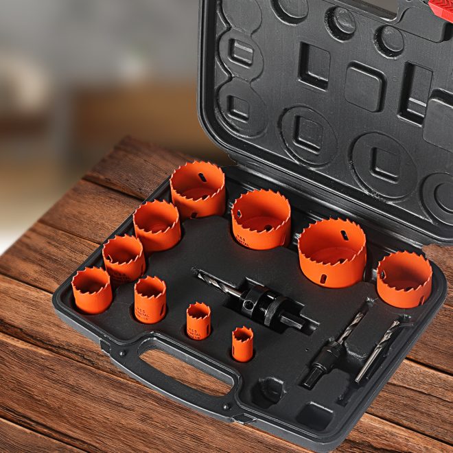 Hole Saw Set Metal Wood Cutting High Speed Wood PVC Plastic 16PCS