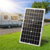 20W Solar Panel Kit Mono Caravan Boat Camping Charging Source 18V Controller