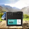 12V AGM Battery Box Portable Deep Cycle Battery Caravan Camping