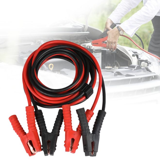 Jumper Leads Car Jump Booster Cables 6M Long Reverse Polarity Protection