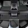 Tesla Model Y Floor Mats Rear Front Trunk Toolbox Liner 3D Car Carpets