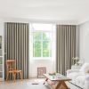 2XBlockout Curtains Chenille Blackout Draperies Eyelet Day 240×250 Coffee