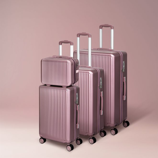 Luggage Suitcase Trolley Set Travel Lightweight 4pc 14″+20″+24″+28″