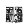 18PCS Manicure Pedicure Stainless Toe Nail Clippers Kit Cuticle Grooming Tools