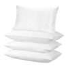 Pillows Bed 4 Pack Home Hotel Soft Family Cotton Cover Standard Size Firm