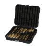 Drill Bits Set HSS Metric 1mm-10mm Titanium Coated Metal Wood Plastic 230PCS