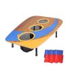 Kids Bean Bag Toss Game Set Children Wooden Outdoor Toys Theme Party