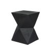 Coshocton Side Table Terrazzo Geometric Shape Magnesia Stool Stone Style Top 35cm