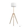 Tripod Floor Lamp Wooden Modern Reading Light Adjustable Night Home Decor