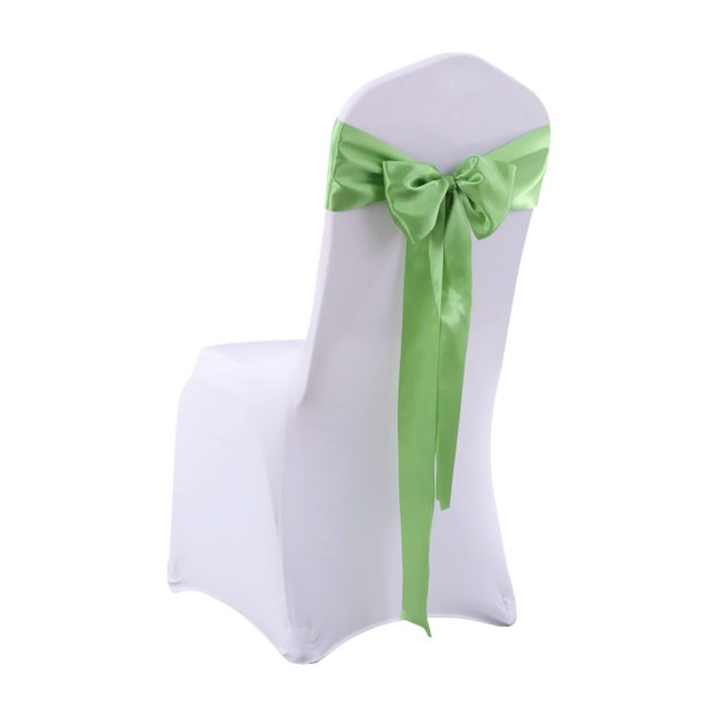 50x Satin Chair Sashes Cloth Cover Wedding Party Event Decoration Table Runner