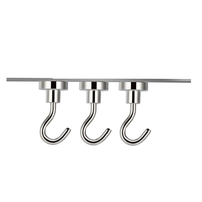 10x Strong Rare Earth Neodymium N38 Magnetic Hanger Holder Magnet Hooks AU 5.5kg