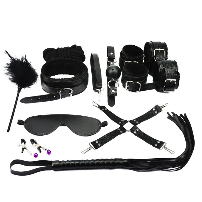 14 pcs Bondage Beginners/Starter Kit/Pack Cuffs Restraint Fetish Sex Toy BDSM