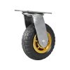 Castor Wheels Heavy Duty 4X 6″ 150mm Swivel Silent Caster 2 Brakes 1000KG Load