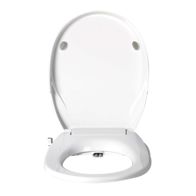 Non Electric Bidet Toilet Seat Dual Nozzles Cover Bathroom Spray Water Wash