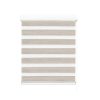 Blackout Zebra Roller Blind Curtains Double Window Sunshade 90×210 White