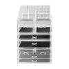 Cosmetic 8 Drawer Makeup Organizer Storage Jewellery Holder Box Acrylic Display