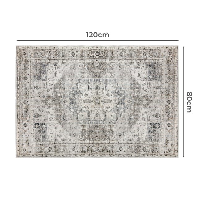 Floor Rug Area Rug Large Mat Carpet Short Pile Modern Mat 80X120cm