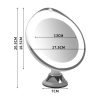 10x Magnifying Makeup Vanity Cosmetic Beauty Bathroom Mirror with LED Light