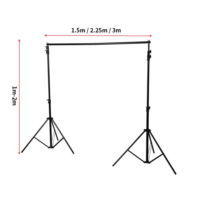 Pro.Studio Backdrop Stand  Screen Photo Background Support Stand Kit 2x3m Type 1