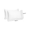 Pillows Bed 4 Pack Home Hotel Soft Family Cotton Cover Standard Size Firm