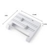 6in1 Wall Mounted Kitchen Rack Towel Holder Foil Roll Organizer Film Dispenser