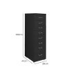 8 Drawer Office Cabinet Drawers Storage Cabinets Steel Rack Home Black