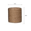 Jute Rope Hemp Sisal 14MMx50M  Natural Brown Twine String Cord  DIY Craft