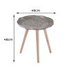 Coffee Table Side End Tables Antique Storage Modern Bedside Plant Stand