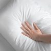 Pillows Bed 4 Pack Home Hotel Soft Family Cotton Cover Standard Size Firm