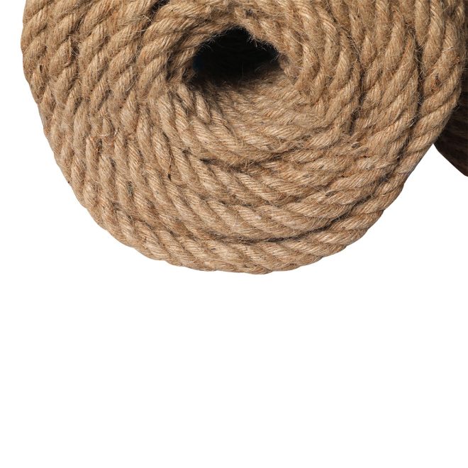 Jute Rope Hemp Sisal 14MMx50M  Natural Brown Twine String Cord  DIY Craft