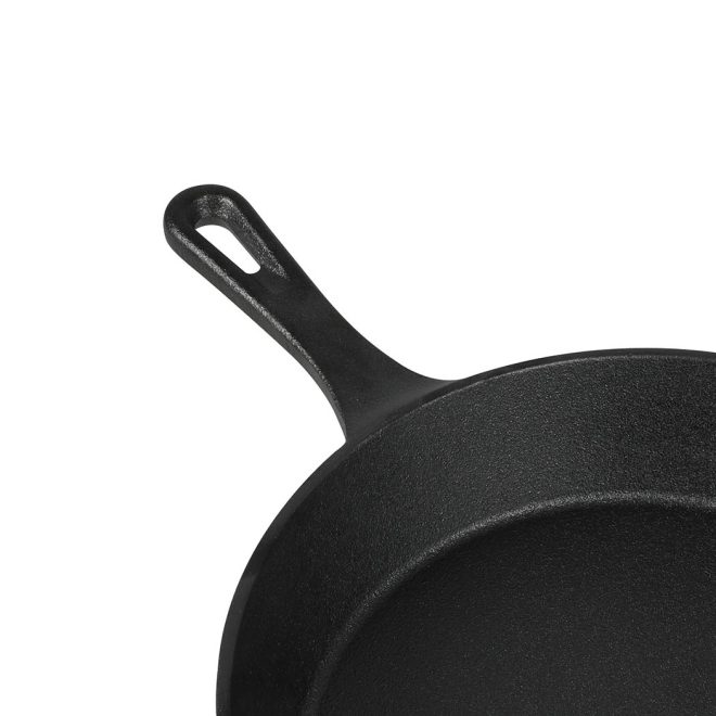 Non Stick Frying Pan Set 3PCS Cast Iron Steak Skillet BBQ Cookware Frypan