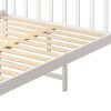 Adelphi Wooden Bed Frame Mattress Base Solid Timber Pine Wood – DOUBLE, White